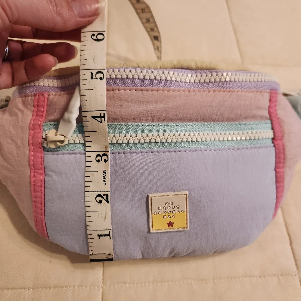 Zara Kids Belt Bag, fanny pack, Travel Lightweight EUC, Pastel, Pink, Purple